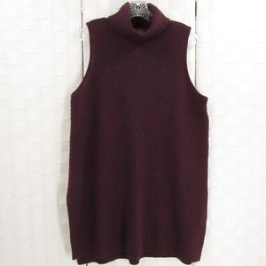 APT. 9 Sleeveless Maroon Tunic Sweater XL